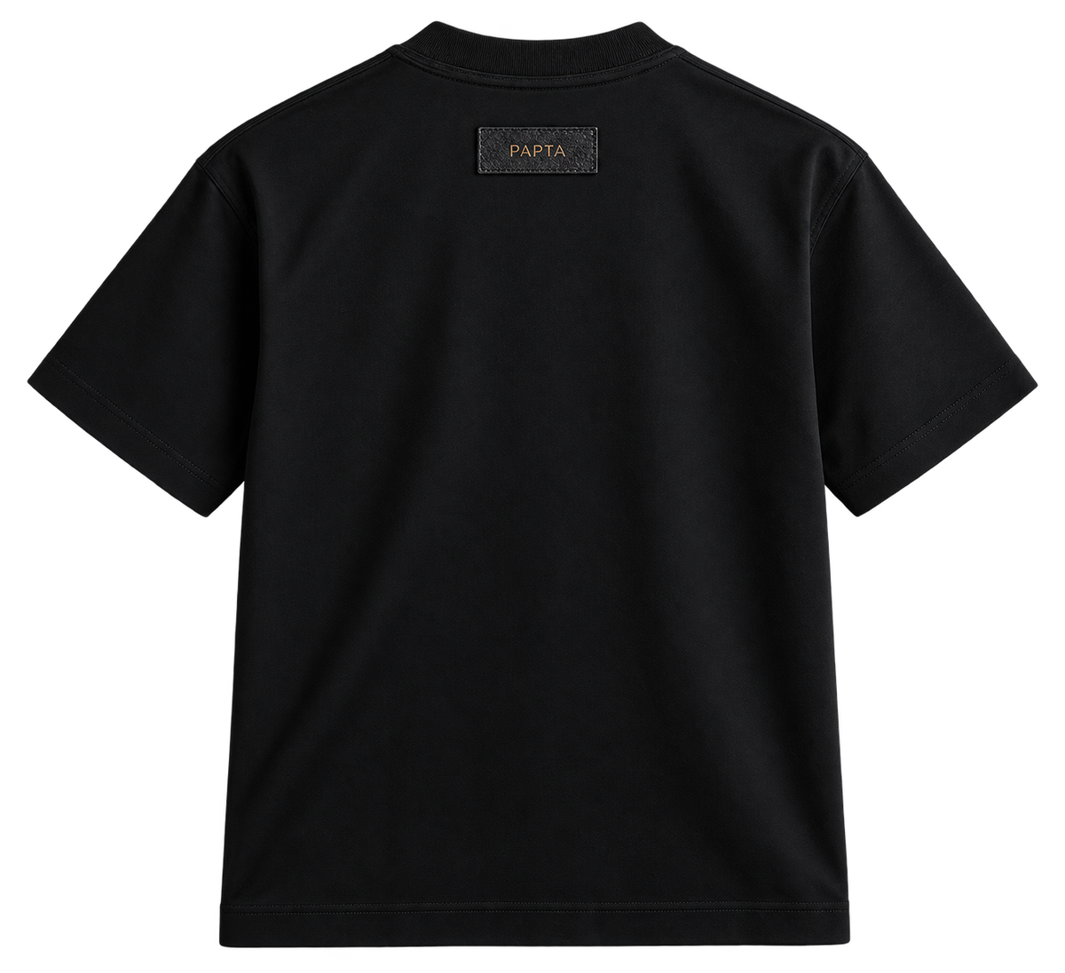 Leather Monogram T-Shirt