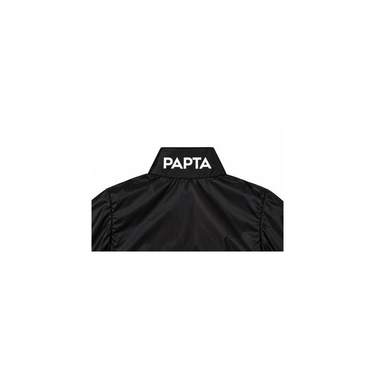 Big PP Black Windbreaker Top