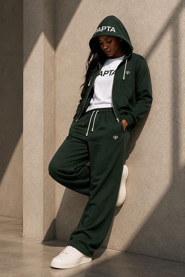Papta Green Track Pants