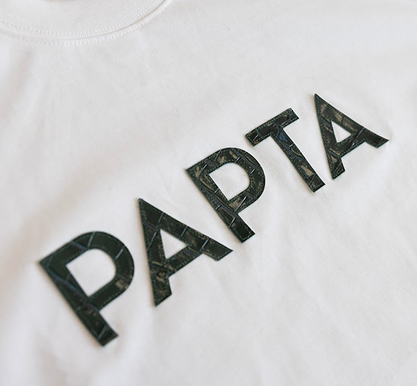 Crocodile Leather Embossed Tee