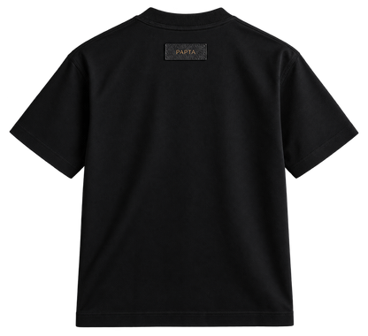 Leather Monogram T-Shirt