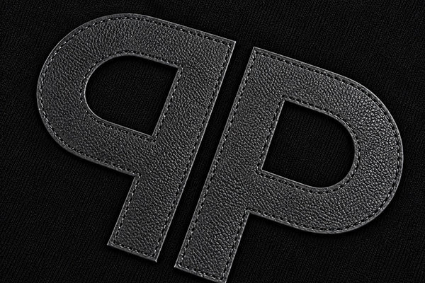 Leather Monogram T-Shirt