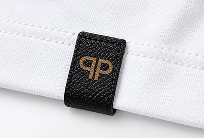 Leather Monogram T-Shirt