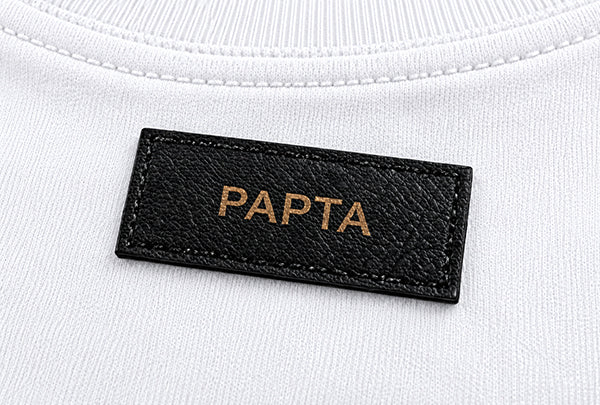 Leather Monogram T-Shirt