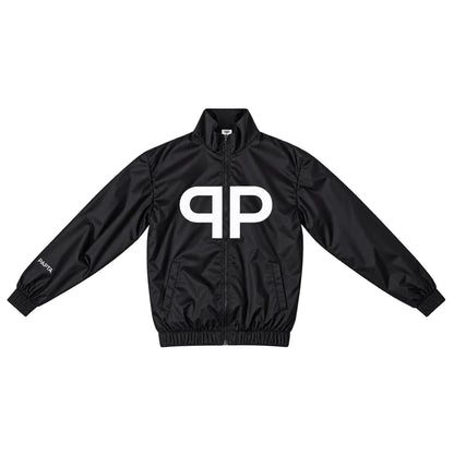 Big PP Black Windbreaker Top