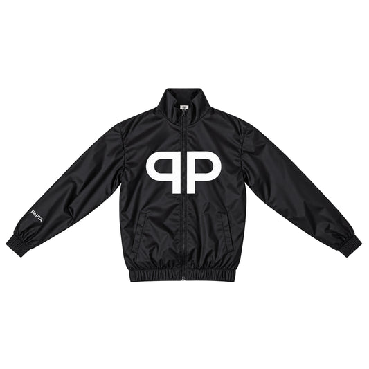 Big PP Black Windbreaker Top