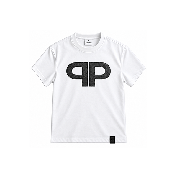 Leather Monogram T-Shirt