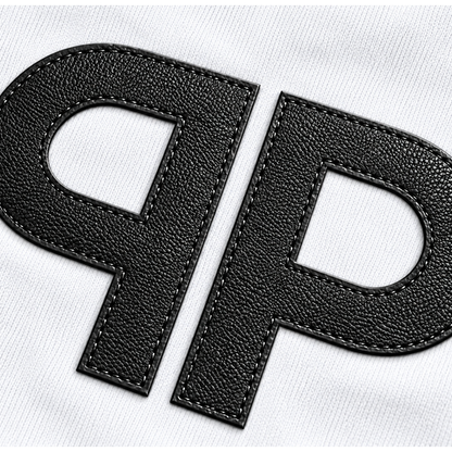 Leather Monogram T-Shirt